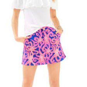 Lilly Pulitzer “Ikat Blue M’Ocean” Nicki skort